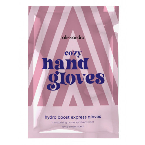 Alessandro Cozy Hydro Boost Express Hand Gloves Kohene käemask hüalurooni ja niatsinamiidiga 1 pair