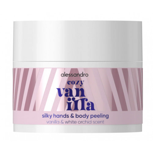 Alessandro Cozy Vanilla Silky Hands & Body Peeling Keha ja käte koorija 50ml
