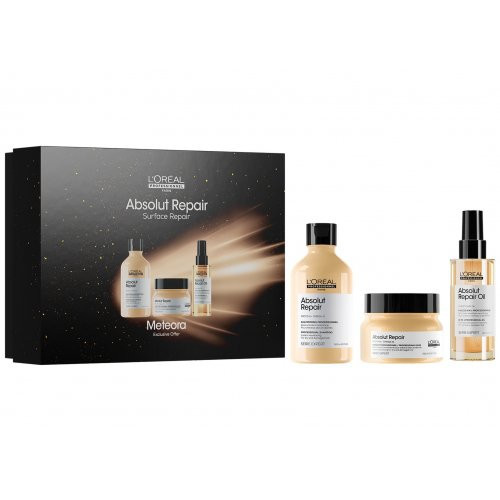 L'Oréal Professionnel Meteora Absolut Repair TRIO Kahjustatud juuste parandamise komplekt