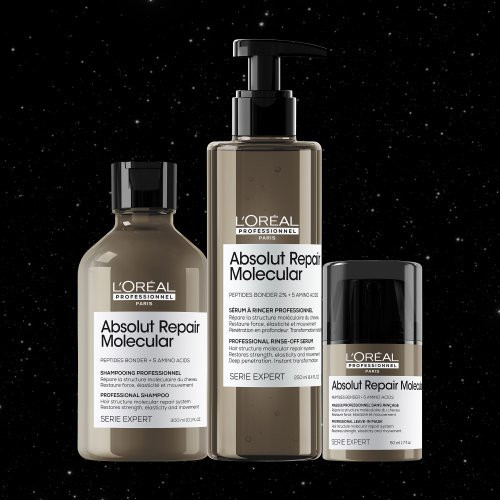 L'Oréal Professionnel Meteora Absolut Repair Molecular TRIO Juuste struktuuri taastamise komplekt