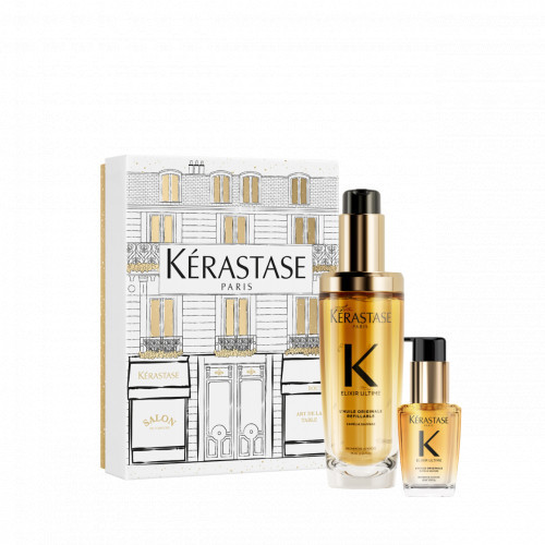 Kérastase Elixir Ultime Holidays Set Juukseõli komplekt kõikidele juuksetüüpidele 75ml+30ml