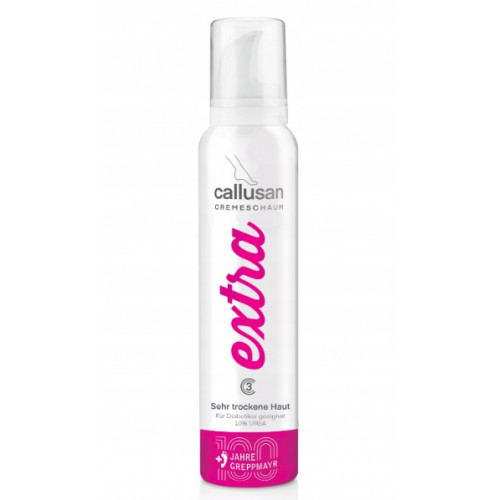 Callusan Extra Foot Cream Mousse Kreemjas vaht väga kuivadele jalgadele 125ml