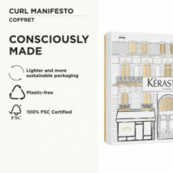 Kérastase Curl Manifesto Holiday Gift Set 2025 Tootekomplekt lainelistele ja lokkis juustele