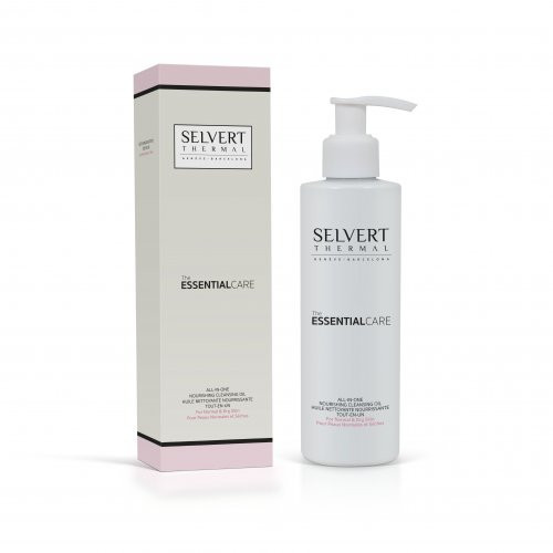 Selvert Thermal All-in-One Nourishing Cleansing Oil For Normal & Dry Skin Õrn õlipõhine puhastusgeel kuivale, normaalsele ja küpsele nahale 200ml