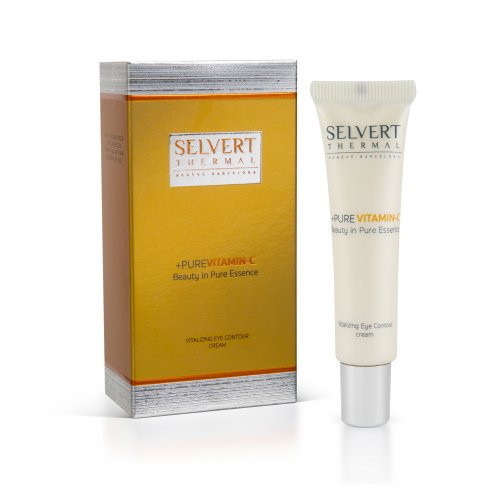 Selvert Thermal +Pure Vitamin-C Vitalizing Eye Contour Cream Elustav kreem silmaümbrusele 15ml
