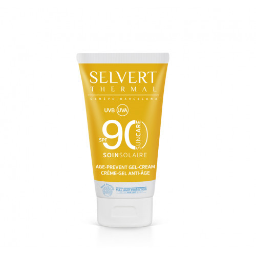 Selvert Thermal Sun Care Age Prevent Gel-cream SPF90 Näokaitsekreem-geel SPF 90 50ml