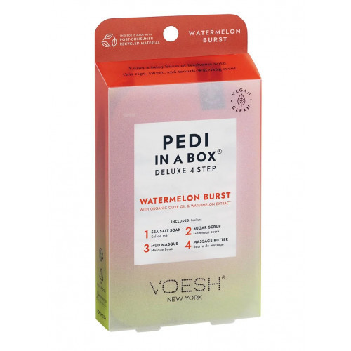 VOESH Deluxe Pedi In A Box Watermelon Burst Jalgade ravi Seatud