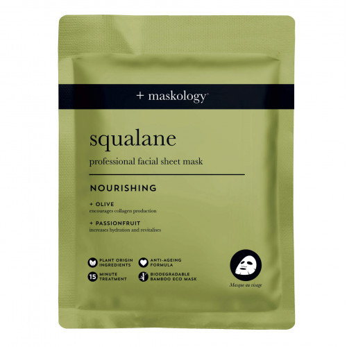 Maskology Squalane Professional Sheet Mask Lehtmask skvalaaniga 22ml