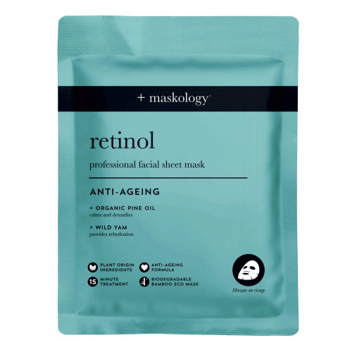 Maskology Retinol Professional Sheet Mask Lehtmask retinooliga 22ml
