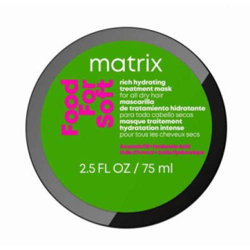 Matrix Food For Soft Hair Mask For Intense Hydration Mask juuste tõhusaks niisutamiseks 500ml