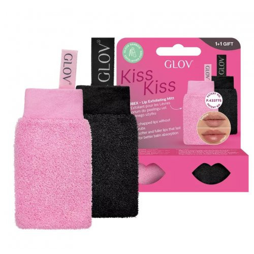 Glov Kiss&Kiss Lip Exfoliating Set Huulte koorimiskindade komplekt 1 tk
