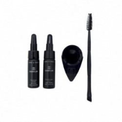Didier Lab Hybrid Liquid Stain Brow & Lash Kit Kulmude ja ripsmete värvimise komplekt Black