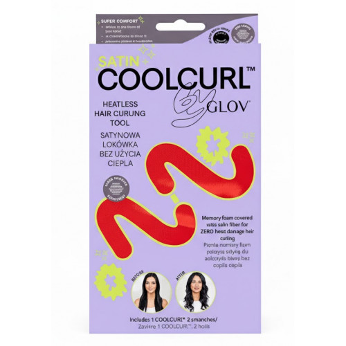 Glov Cool Curl Hair Curling Tool Juuste lokkimispael Black