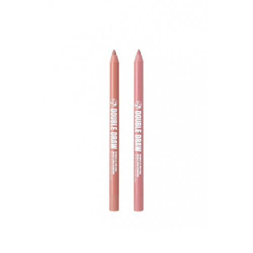 W7 Cosmetics Double Draw Lip Contour Duo Liners Huulekontuurpliiatsite komplekt Light 