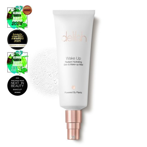 Delilah Wake Up Radiant Hydrating Mist Näonaha ja jumestuse udu 80ml