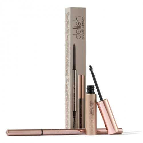 Delilah Beautiful Brows Kulmupliiats ja kulmude kujundamise geeli komplekt SABLE
