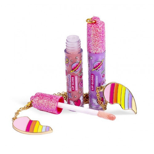 Martinelia Super Girl 2 Lip Glosses With Necklace Set Ilukomplekt lastele