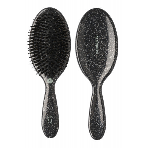 HH Simonsen Gloss Brush Metsseaharjastest juuksehari Black