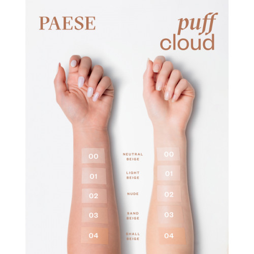 Paese Puff Cloud Foundation with Blur Effect SPF20 Kreempuuder 37 ml