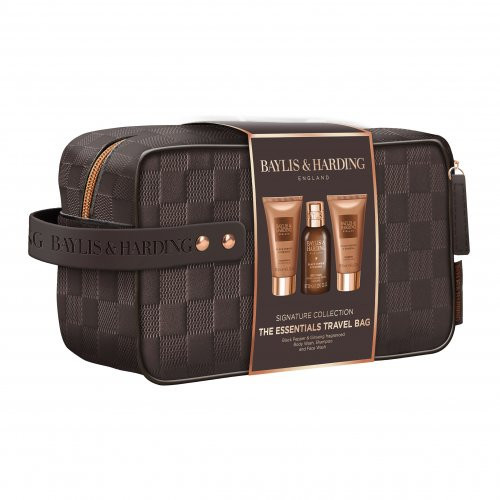 Baylis & Harding Signature Men's Black Pepper & Ginseng Wash Bag Set Kinkekomplekt