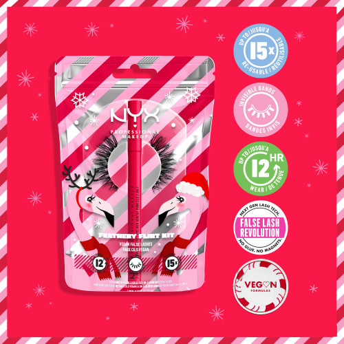 NYX Professional Makeup XMASS Jumbo Lash and Liner Kit Piiratud väljalaskega kunstripsmete- ja lainerikomplekt