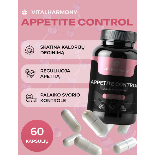 Vitalharmony Appetite Control Söögiisu kontrolli toidulisand 60 kapslit