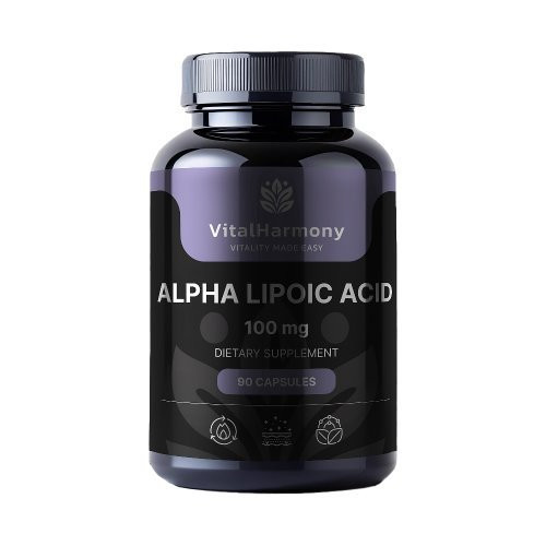 Vitalharmony Alpha Lipoic Acid 100 mg Toidulisand 90 kapslit