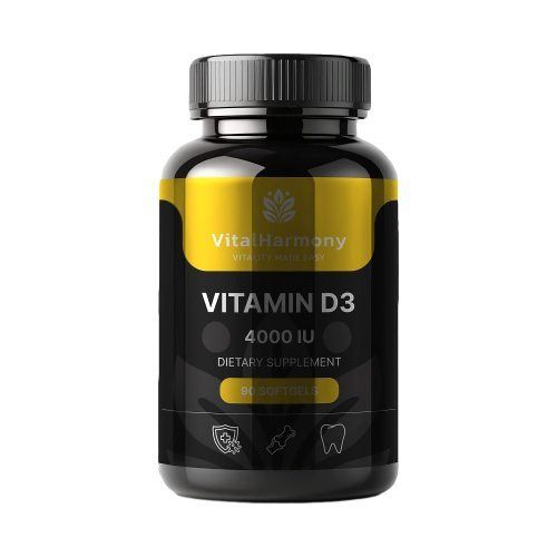 Vitalharmony D3 4000 IU Toidulisand 90 kapslit