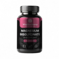 Vitalharmony Magnesium Bisglycinate Magneesium-bisglütsinaat toidulisand 90 kapslit