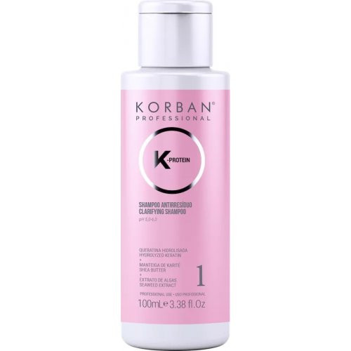 Korban Professional K-Protein Clarifying Shampoo -1 Puhastav juuksešampoon 100ml