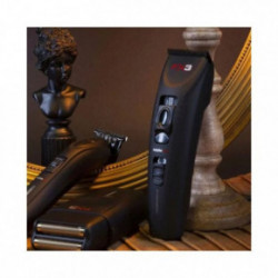 BaByliss PRO Black Titanium Double Foil Shaver Mobiilne laetav juukselõikur Black