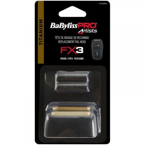 BaByliss PRO FX3 Shaver-Foil 2Cut Heads Võrgustiku ja terade komplekt Black