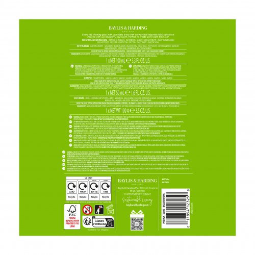 Baylis & Harding Football Stars Wash Bag Gift Set Kinkekomplekt lastele