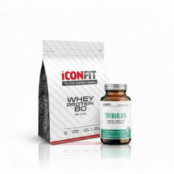 KlipShop Iconfit Whey Protein & Tribulus Supplement For Men Gift Set Meestele mõeldud vadakuvalgu ja tribuluse toidulisandite komplekt