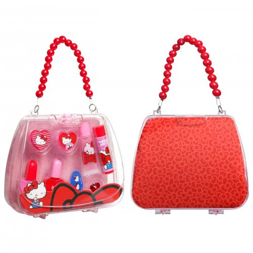 Hello Kitty Compact Makeup Bag Ilukomplekt lastele 1 tk