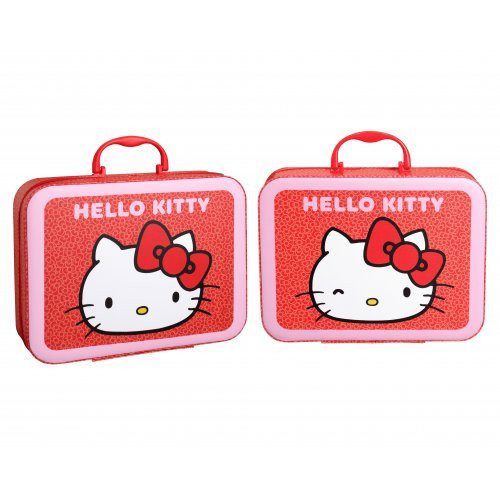 Hello Kitty Padded Makeup Case Laste kinkekomplekt 1 tk