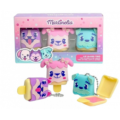Martinelia Lip Gloss Trio Huuleläike komplekt lastele 3 tk.