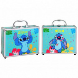 Disney Stitch Makeup Case with Folding Trays grožio lagaminas 1 tk