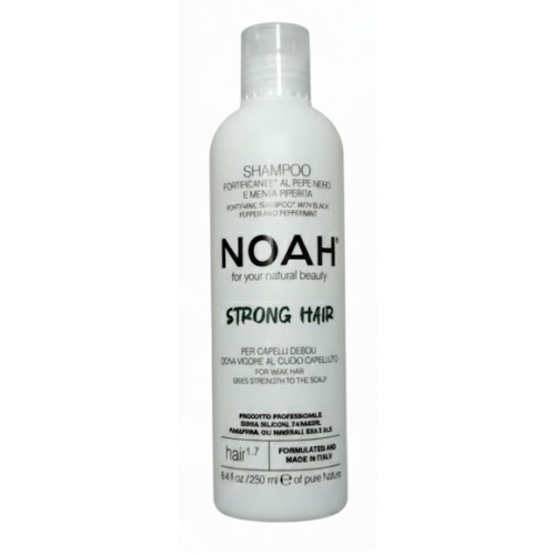 Noah 1.7 Fortifying Shampoo With Black Pepper And Peppermint Tugevdav šampoon 250ml