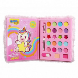 Color Up! Unicorn Plush Makeup Case Lasteraamat, meigikomplekt Unicorn