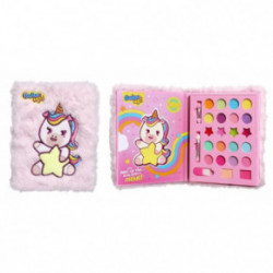 Color Up! Unicorn Plush Makeup Case Lasteraamat, meigikomplekt Unicorn