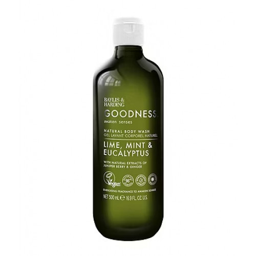 Baylis & Harding Goodness Awaken Lime, Mint & Eucalyptus Body Wash Kehapesuvahend 500ml