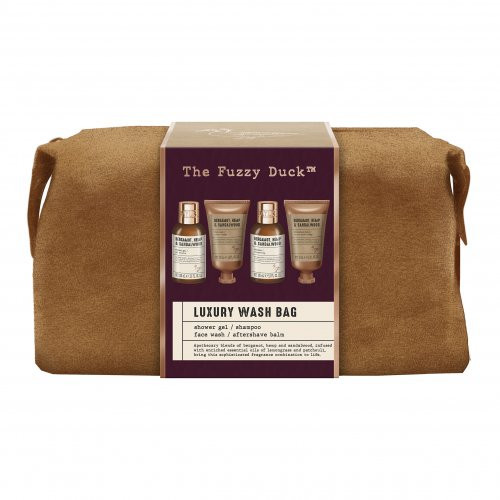 Baylis & Harding The Fuzzy Duck Bergamot, Hemp & Sandalwood Men's Luxury Wash Bag Gift Set Kehahoolduskomplekt
