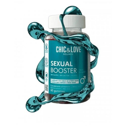 Chic & Love Sexual Booster Gummies For Man Funktsionaalsed kummikommid meestele 60 kummikommi