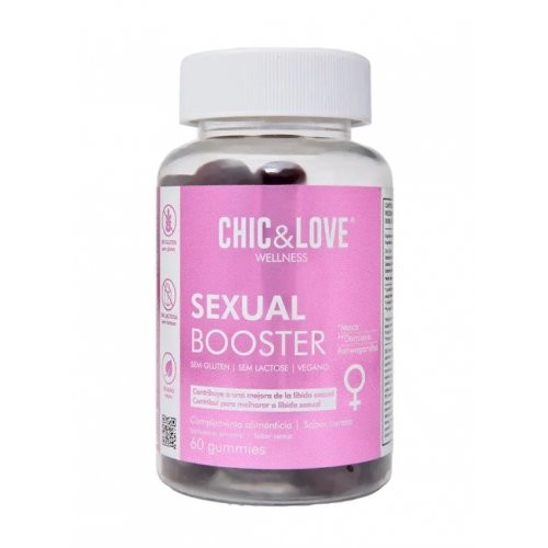 Chic & Love Sexual Booster Gummies For Women Funktsionaalsed kummikommid naistele 60 kummikommi