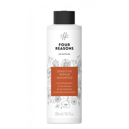 Four Reasons No Nothing Sensitive Repair Shampoo Lõhnatu šampoon kahjustatud juuste taastamiseks 300ml