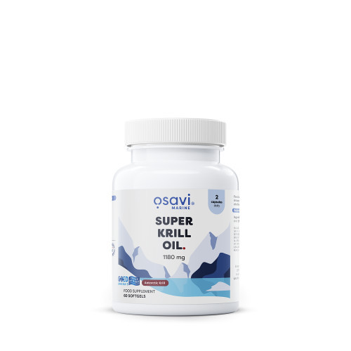 Osavi Super Krill Oil Toidulisand Krillõli 1180 mg 60 kapslit