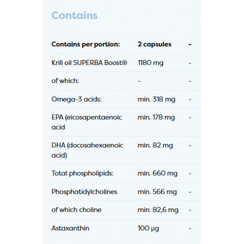 Osavi Super Krill Oil Toidulisand Krillõli 1180 mg 60 kapslit
