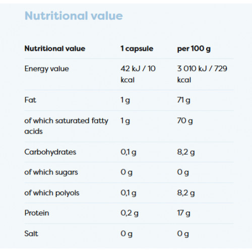 Osavi MCT Oil Toidulisand MCT õli 1000 mg 60 kapslit