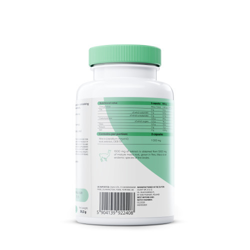 Osavi Maca 1000 mg Toidulisand 60 kapslit